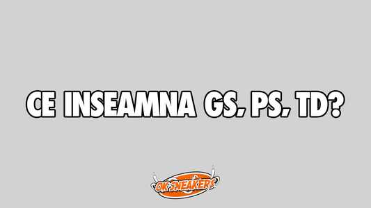 Prescurtările Nike: Ce înseamnă ISO, QS, GS, PS, TD?