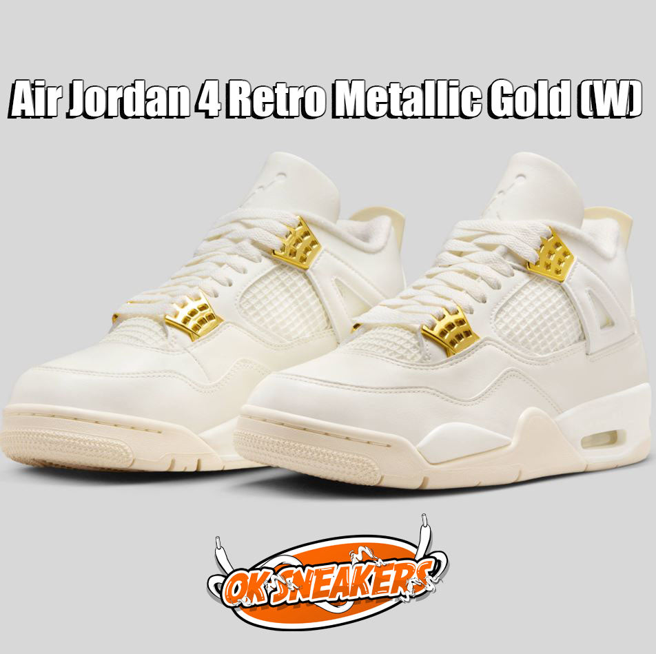 Air Jordan 4 Retro Metallic Gold (W)