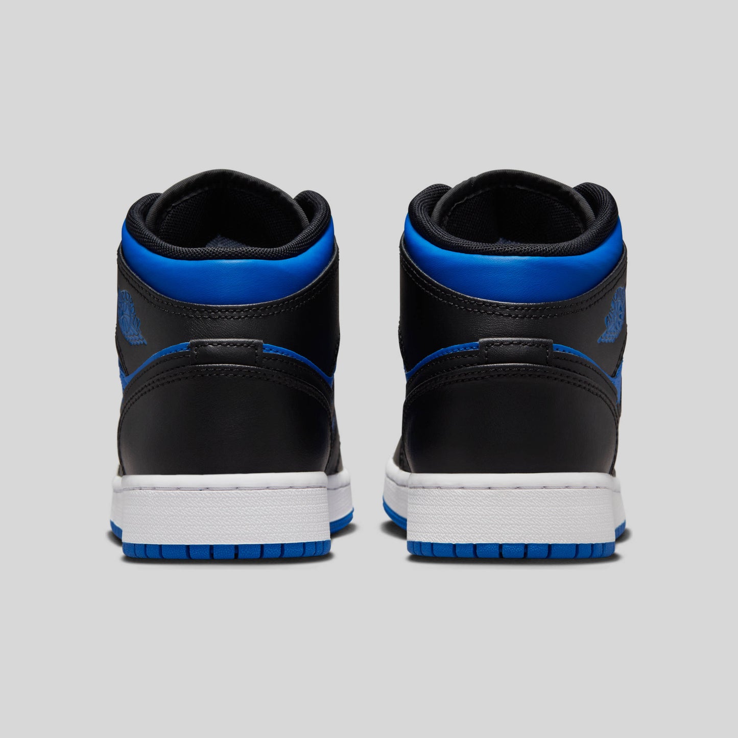 Air Jordan 1 Mid Black Royal Blue (GS)
