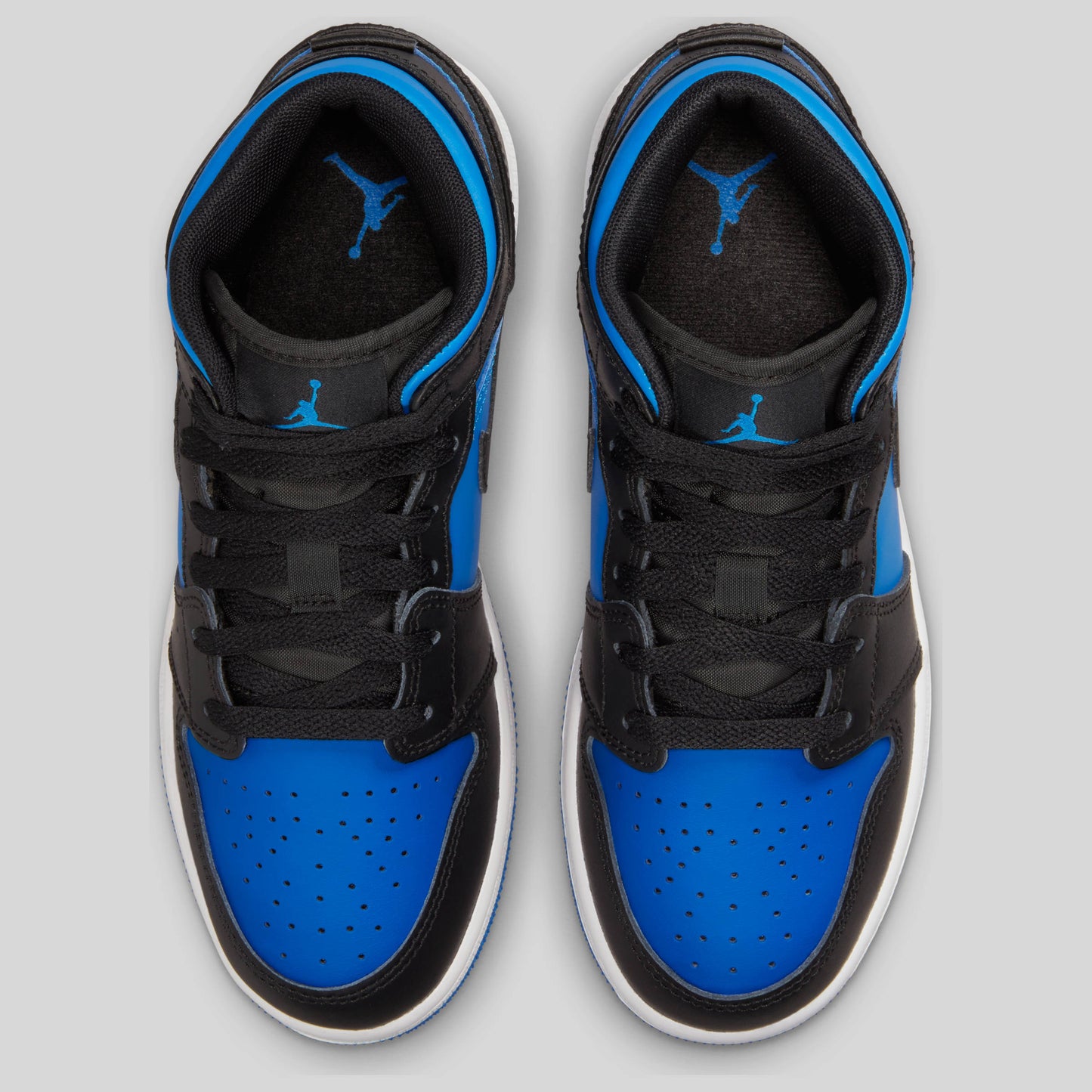 Air Jordan 1 Mid Black Royal Blue (GS)