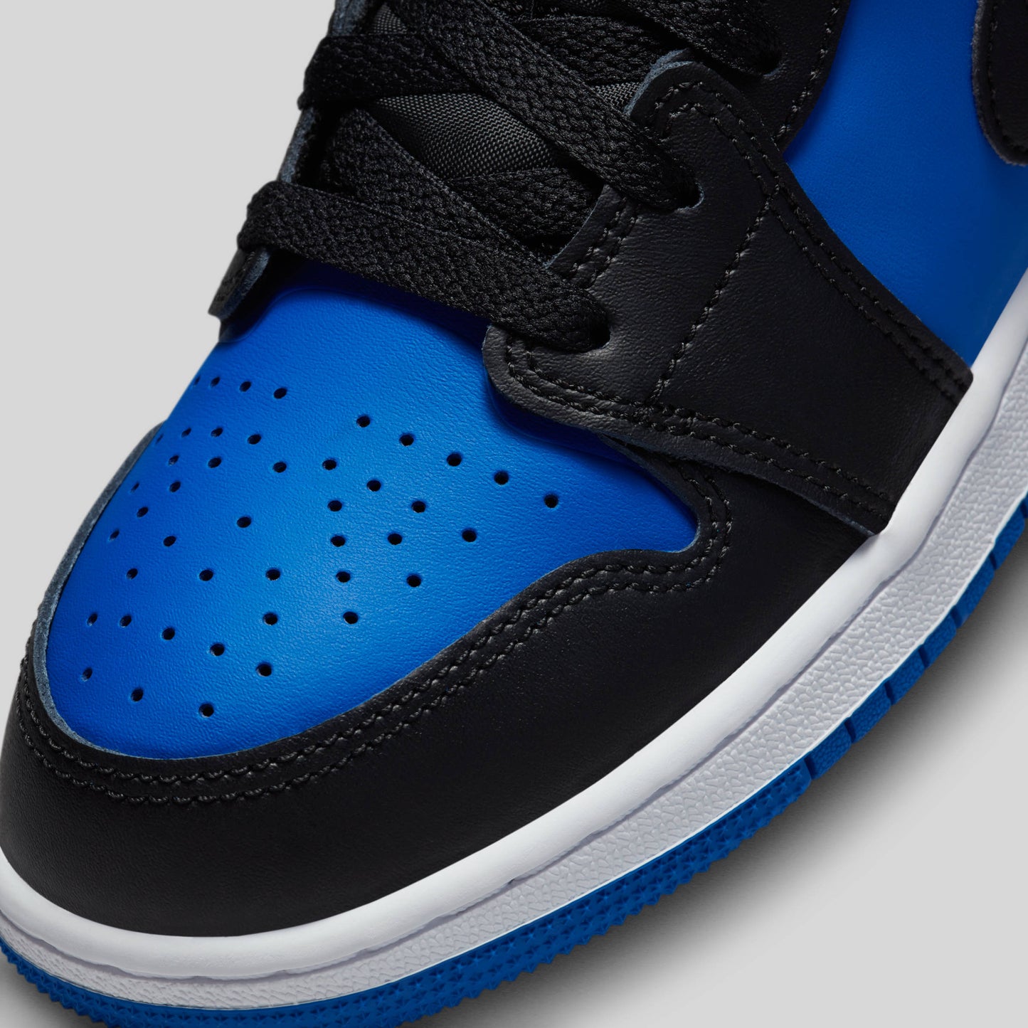 Air Jordan 1 Mid Black Royal Blue (GS)