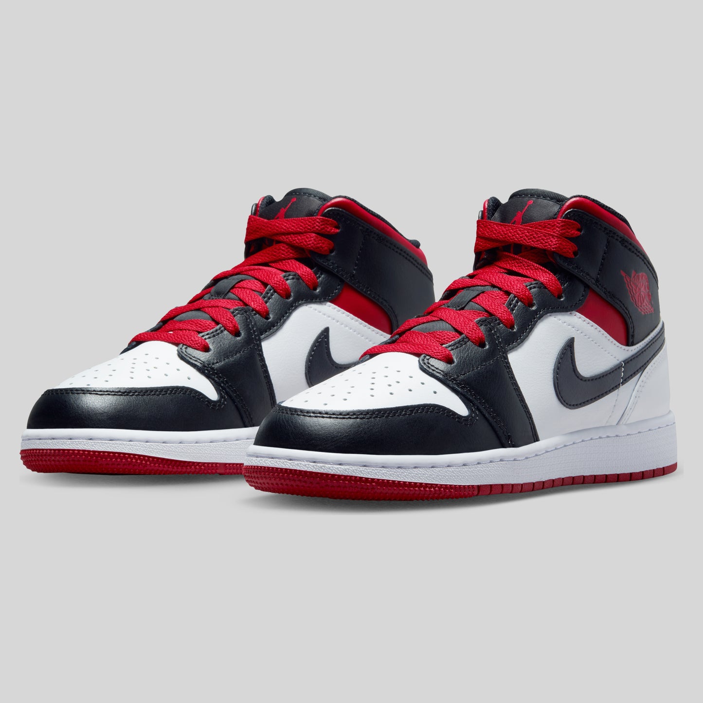 Air Jordan 1 Mid Gym Red Black Toe 2023 (GS)