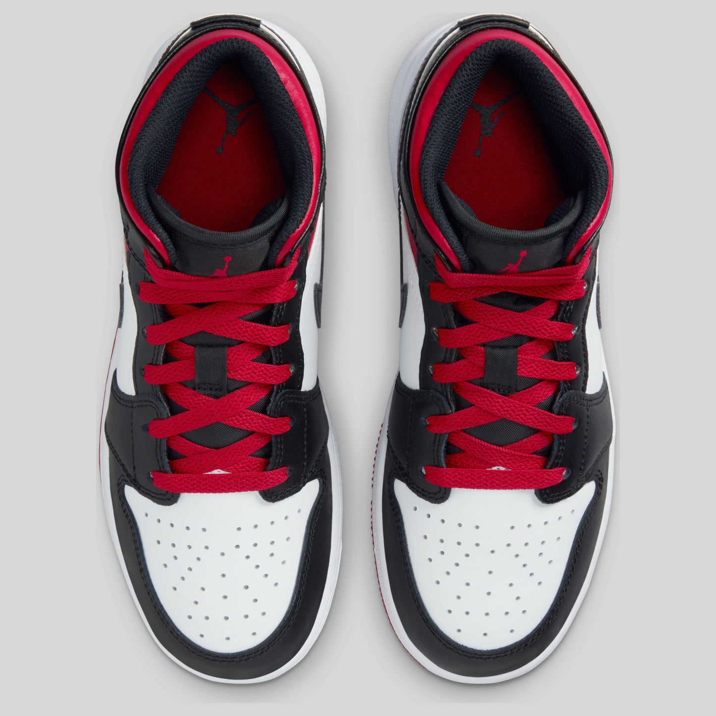 Air Jordan 1 Mid Gym Red Black Toe 2023 (GS)