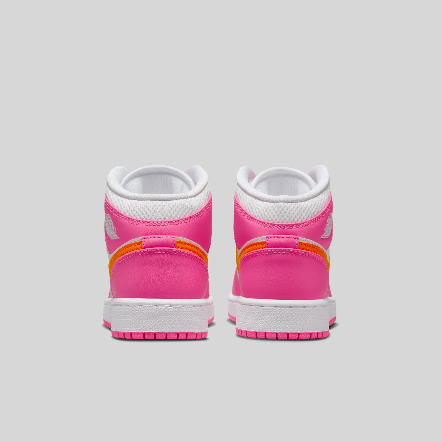Air Jordan 1 Mid Pinksicle Safety Orange (GS)