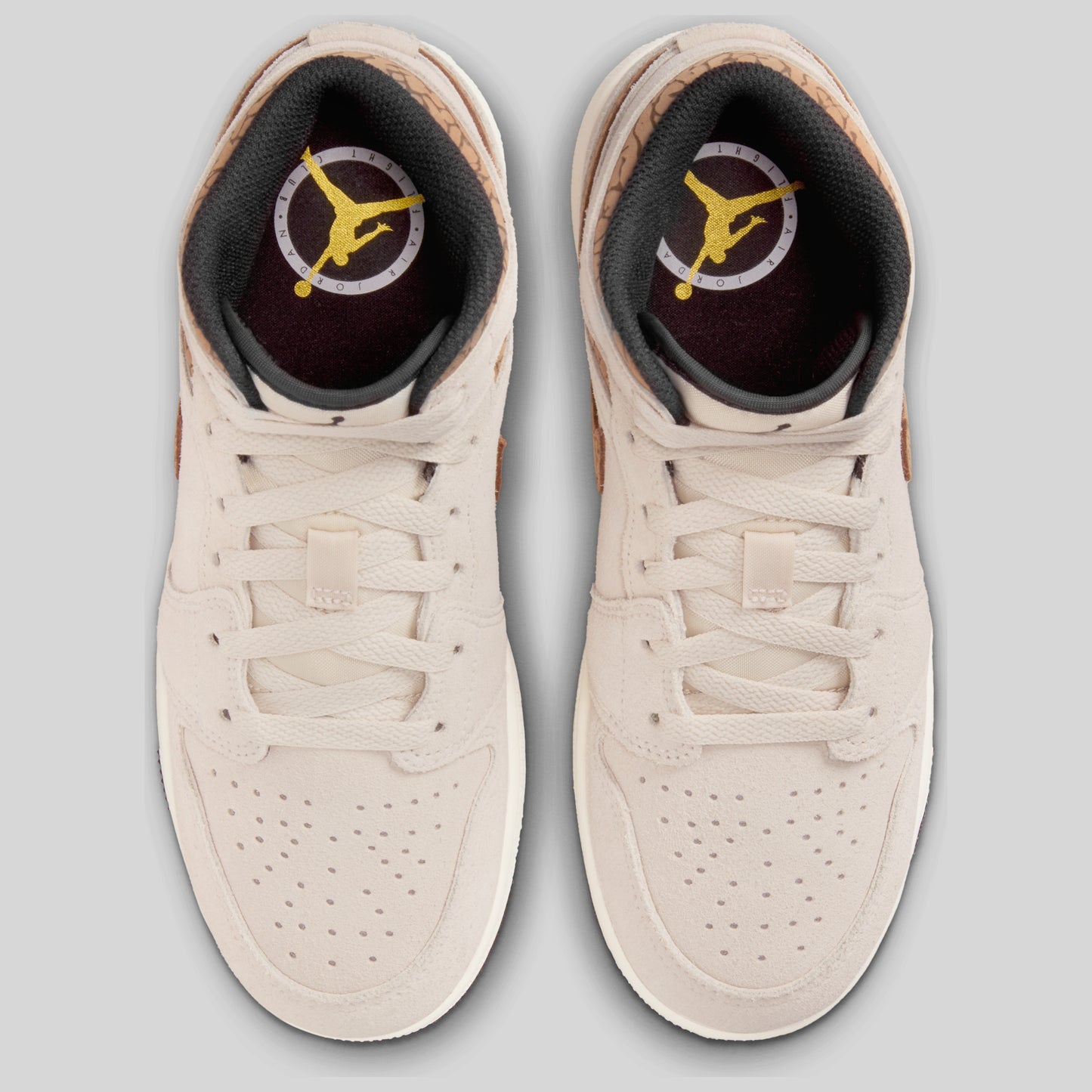 Air Jordan 1 Mid SE Brown Elephant (GS)