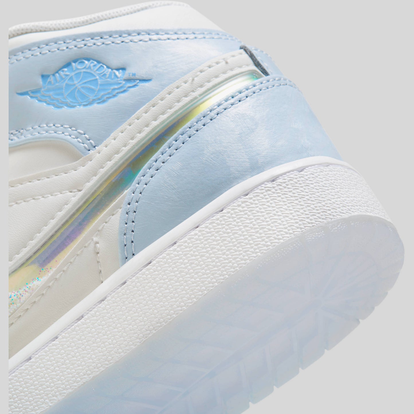 Air Jordan 1 Mid SE Glitter Swoosh (GS)