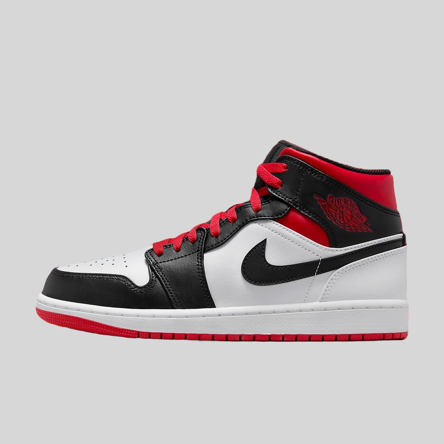 air jordan 1 mid gym red black toe 2023 (gs) DQ8423-106