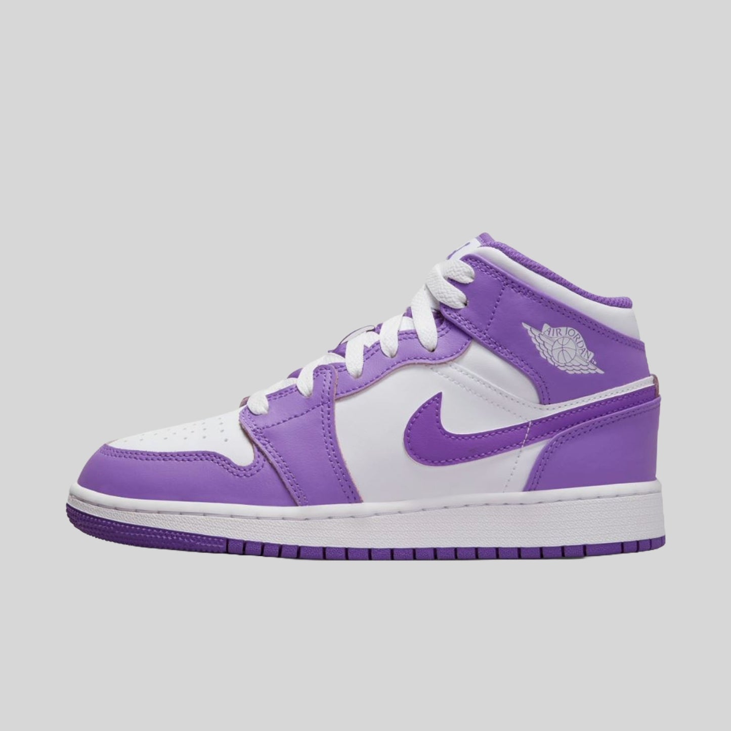 air jordan 1 mid purple venom (gs) DQ8423-511