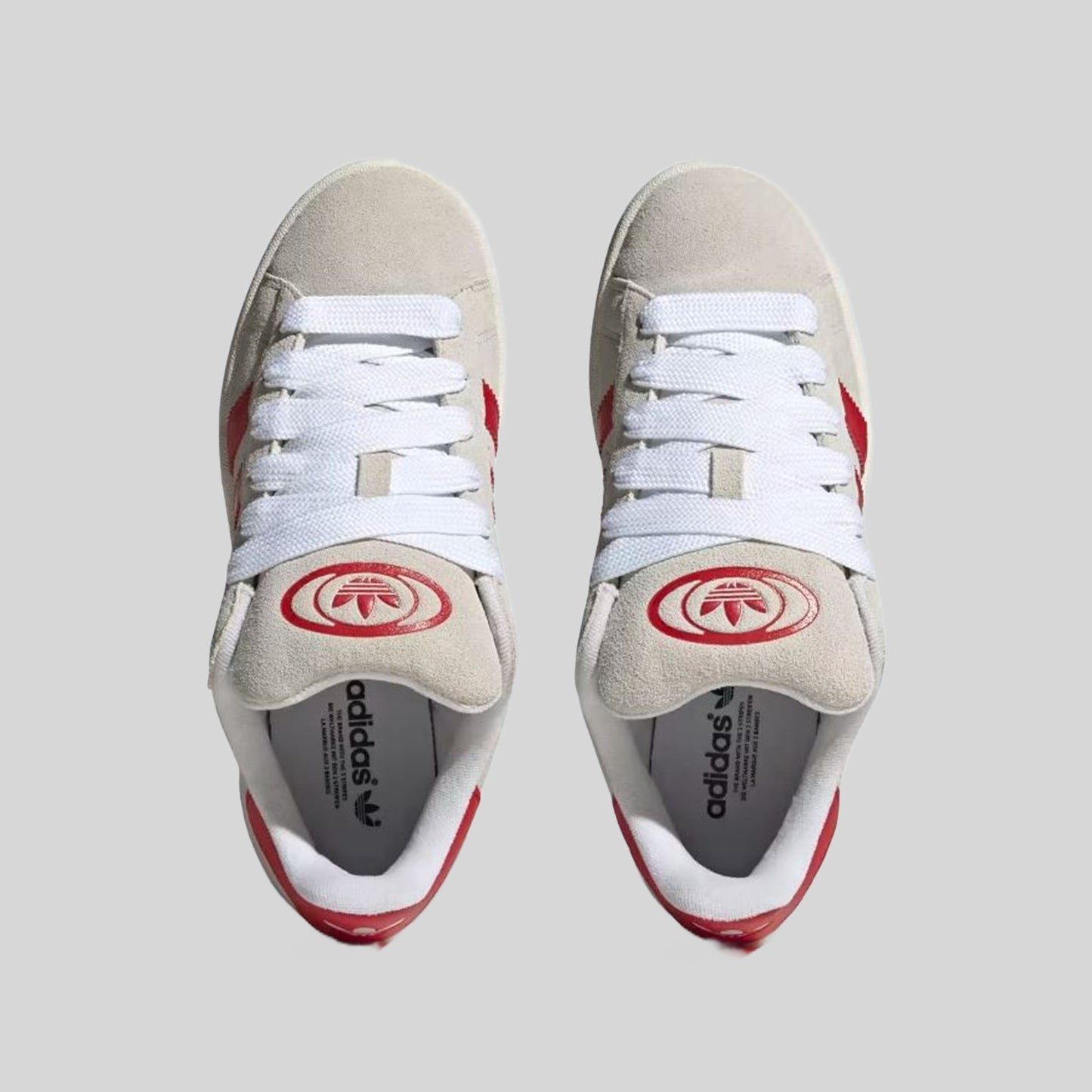 Adidas Campus 00s Crystal White Better Scarlet (W)