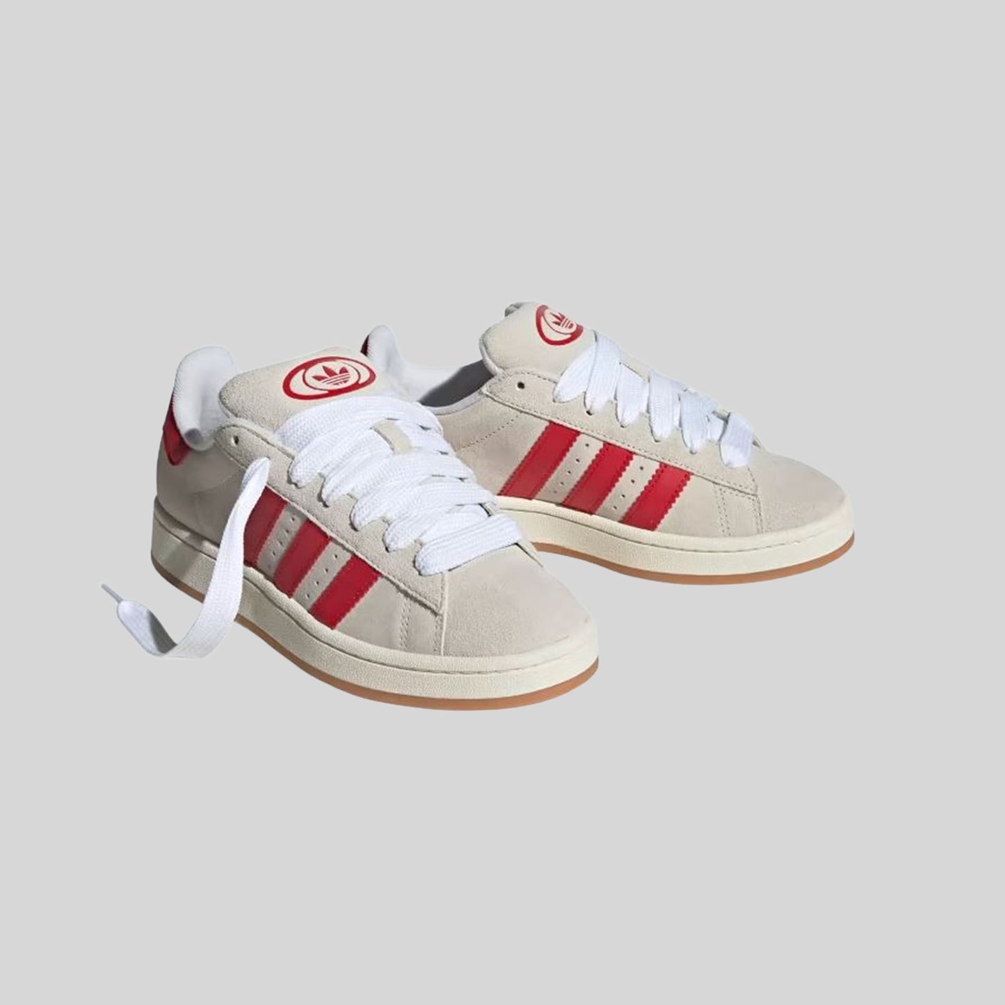 Adidas Campus 00s Crystal White Better Scarlet (W)