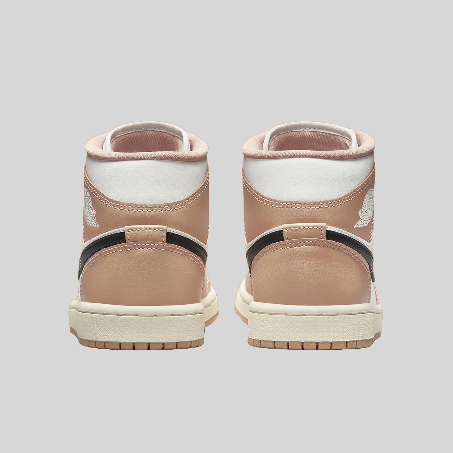 Air Jordan 1 Mid Tan Black (W)