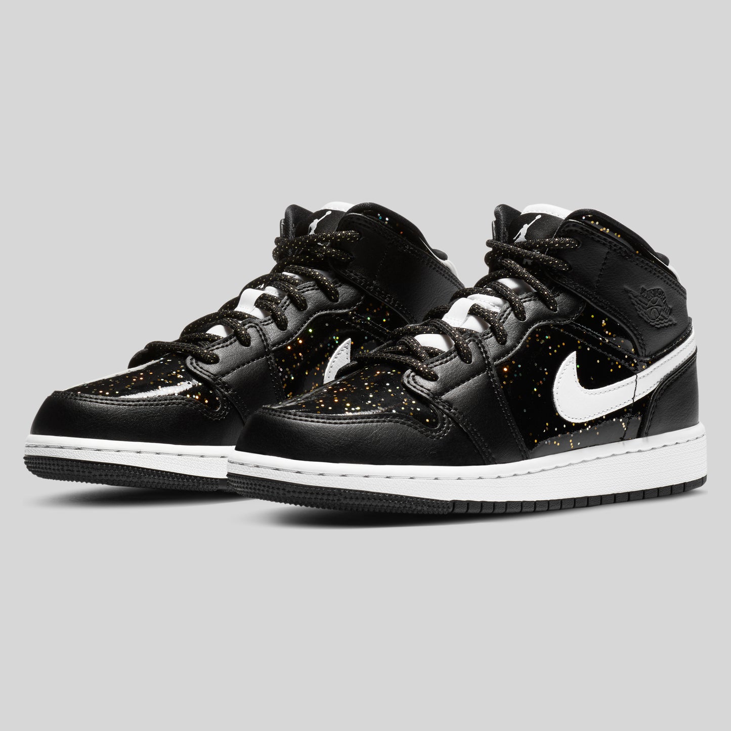 Air Jordan 1 Mid Black Speckle (GS)