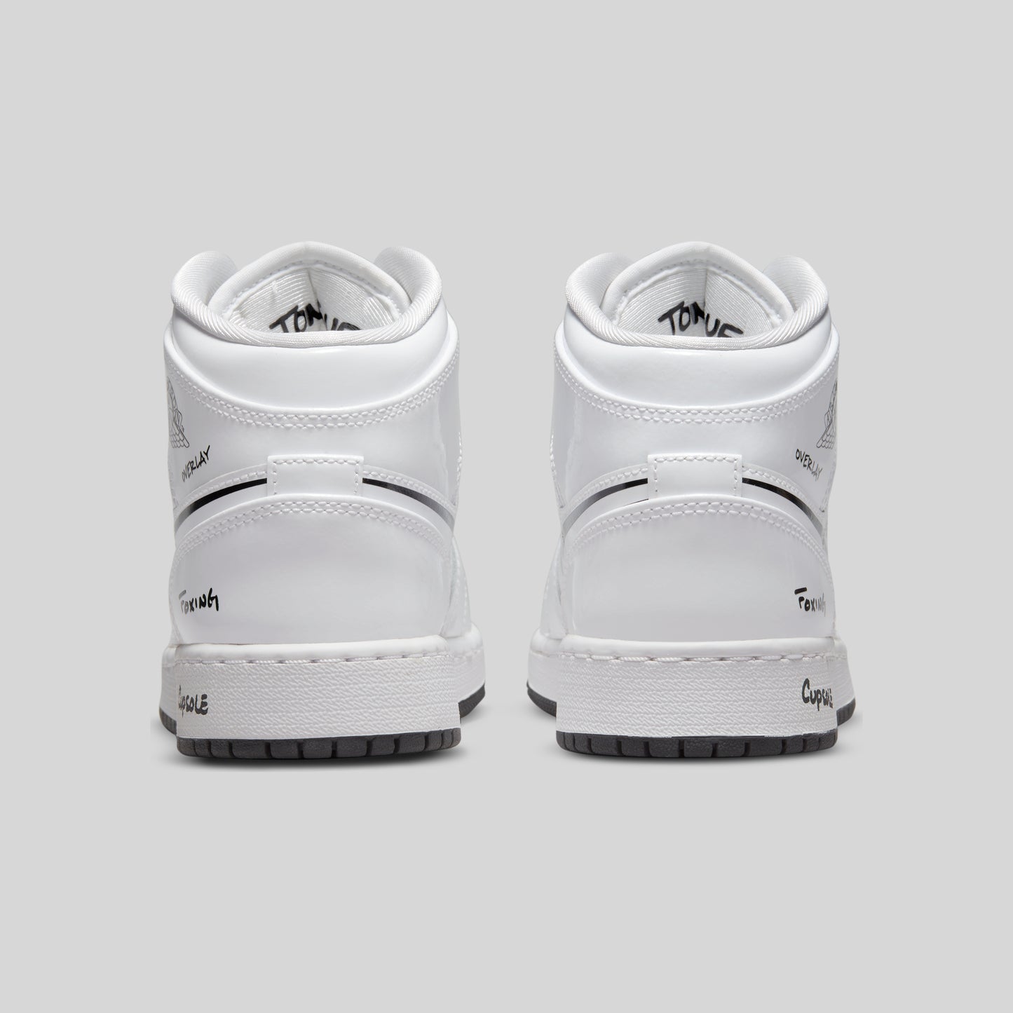 Air Jordan 1 Mid Schematic (GS)