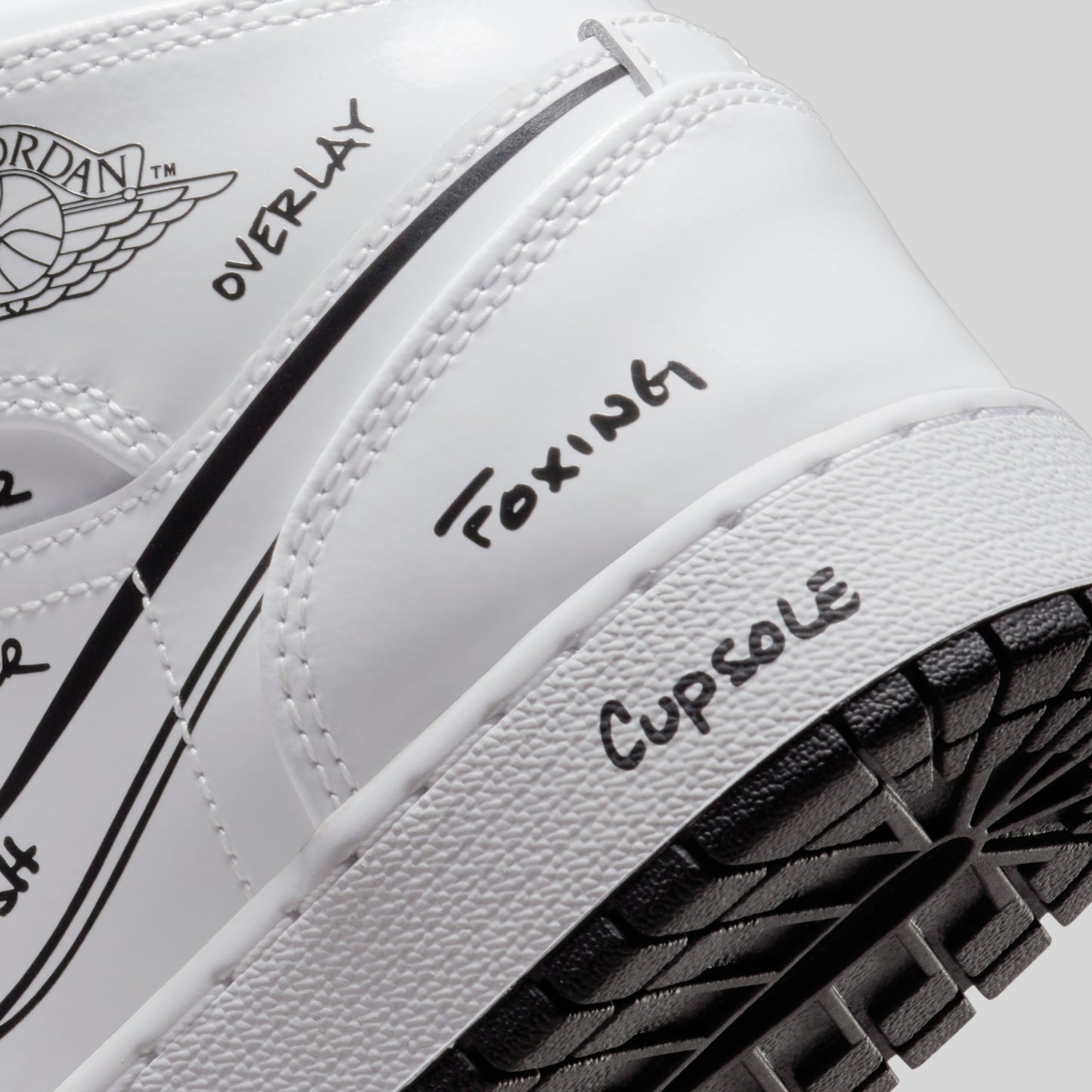 Air Jordan 1 Mid Schematic (GS)