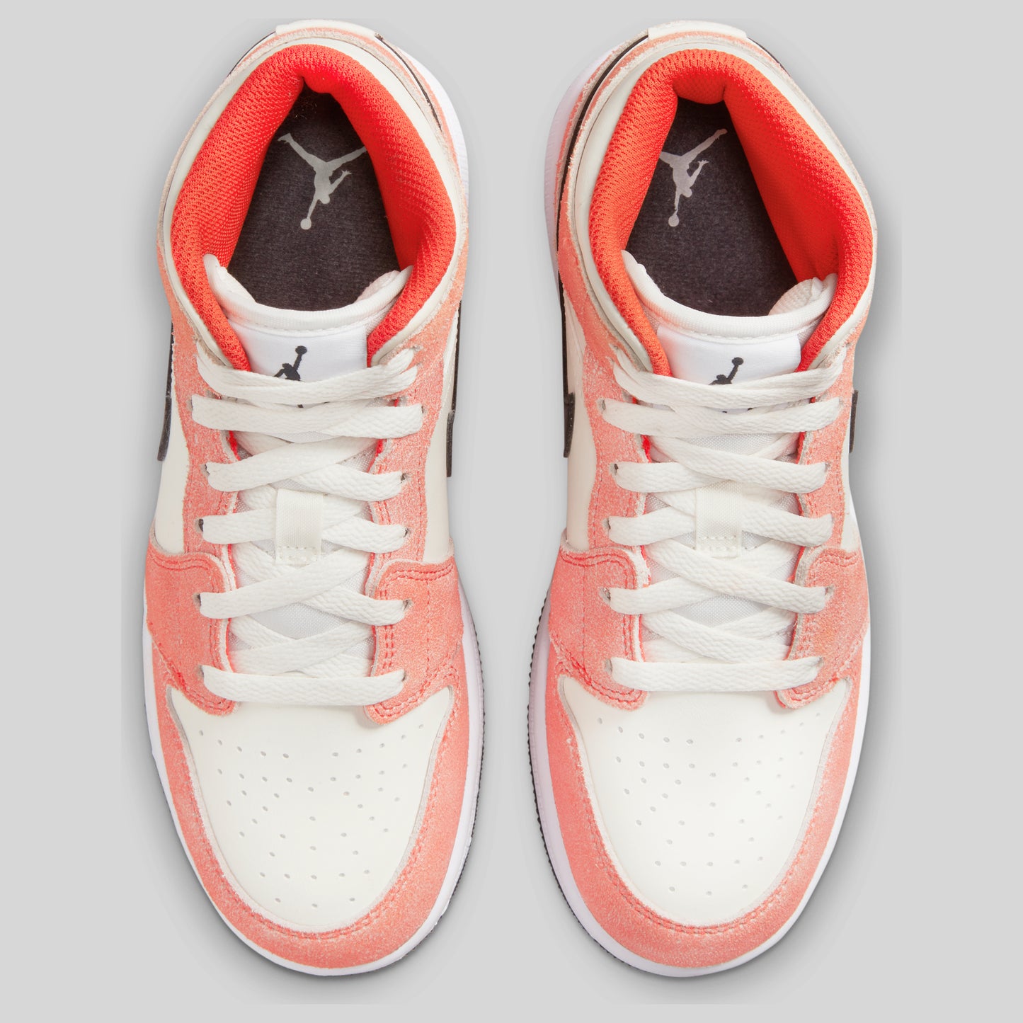 Air Jordan 1 Mid SE Orange Suede (GS)