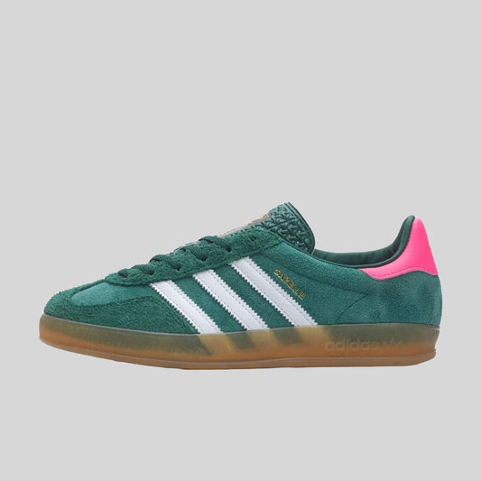 Adidas Gazelle Indoor Collegiate Green Lucid Pink (W) IG5929