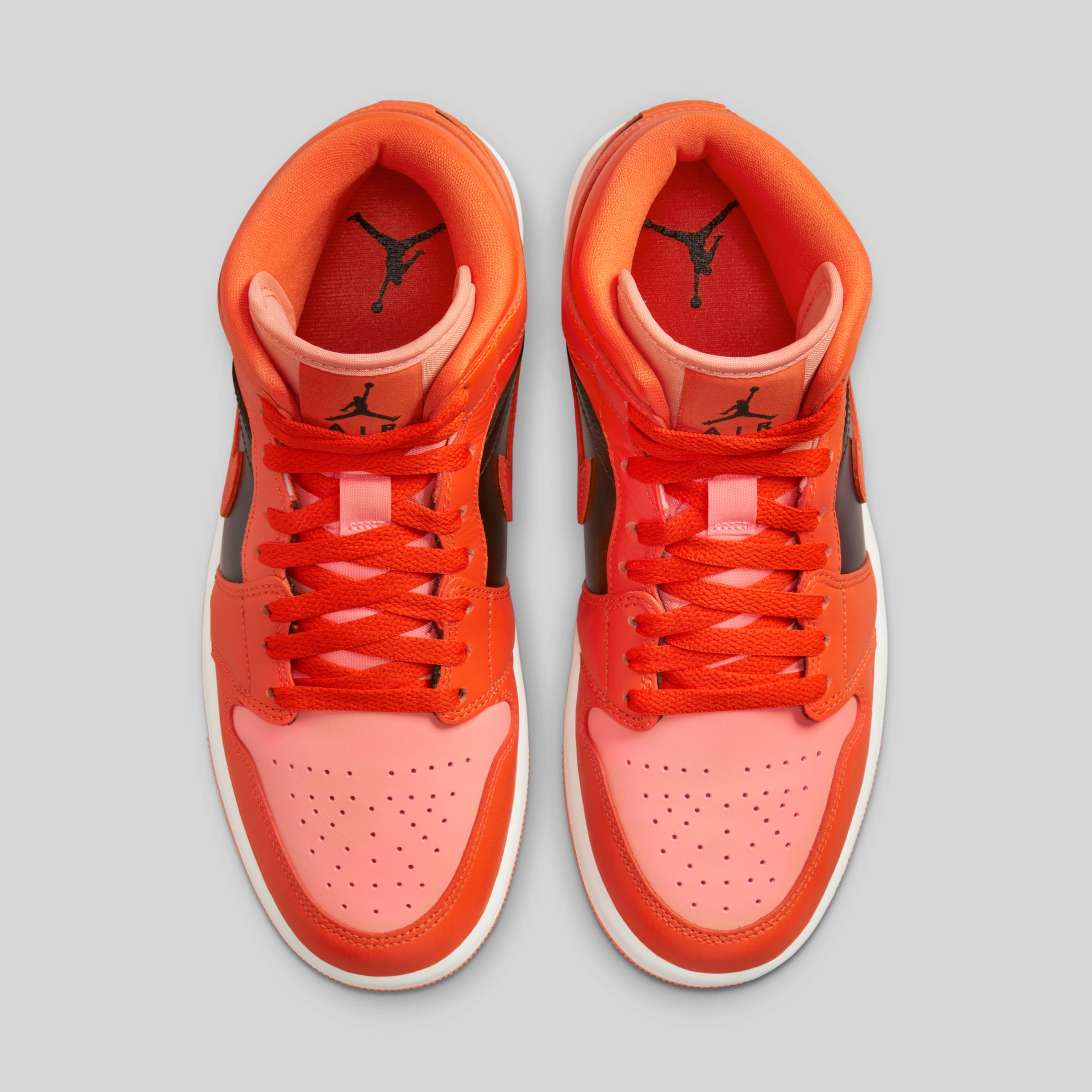 Air jordan best sale 1 orange noir