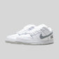 Nike SB Dunk Low Supreme 94 White Metallic Silver