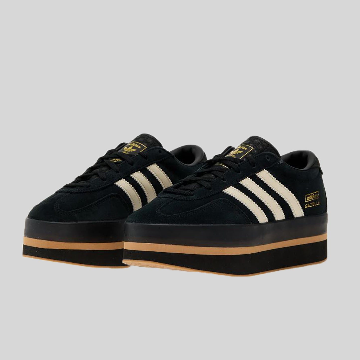 Adidas Gazelle Stack Black Cream White (W)