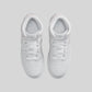 Air Jordan 1 Mid SE Distressed White Field Silver (GS)