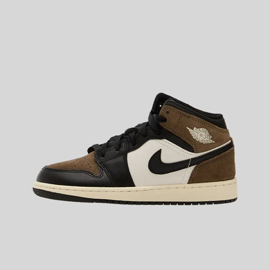 Air Jordan 1 Mid Black Palomino (GS)