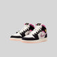 Air Jordan 1 Mid SE Black Pinksicle University Gold (GS)