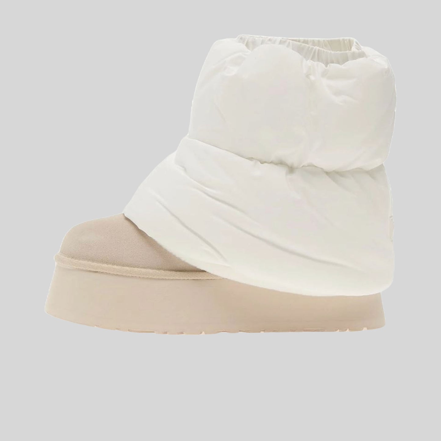 UGG Classic Mini Dipper Puffer Boot White Ceramic (W)