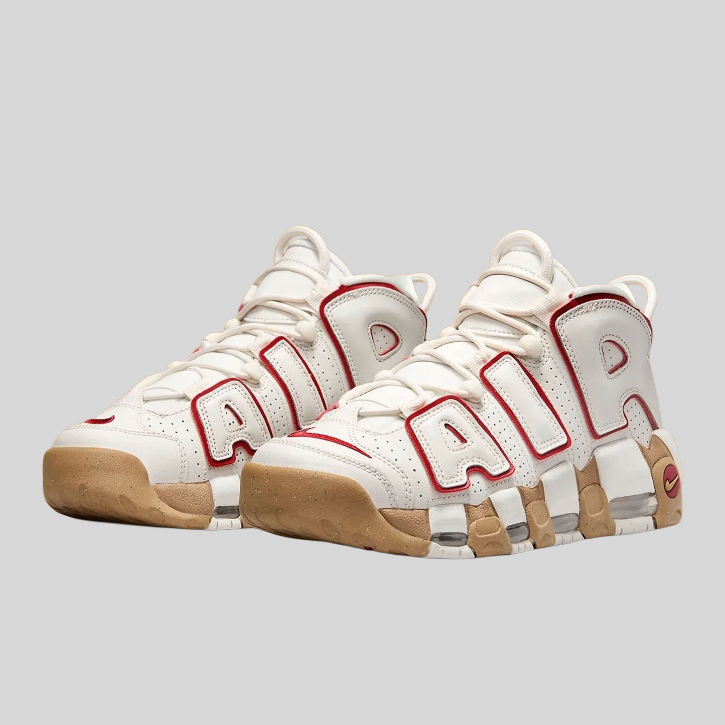 Nike Air More Uptempo Phantom Gym Red Gum (W)