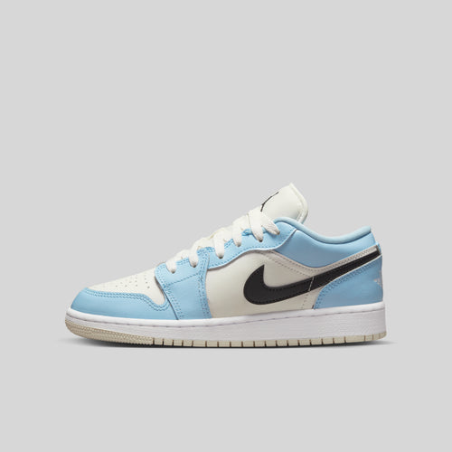 Air Jordan 1 Low Ice Blue Black (GS)