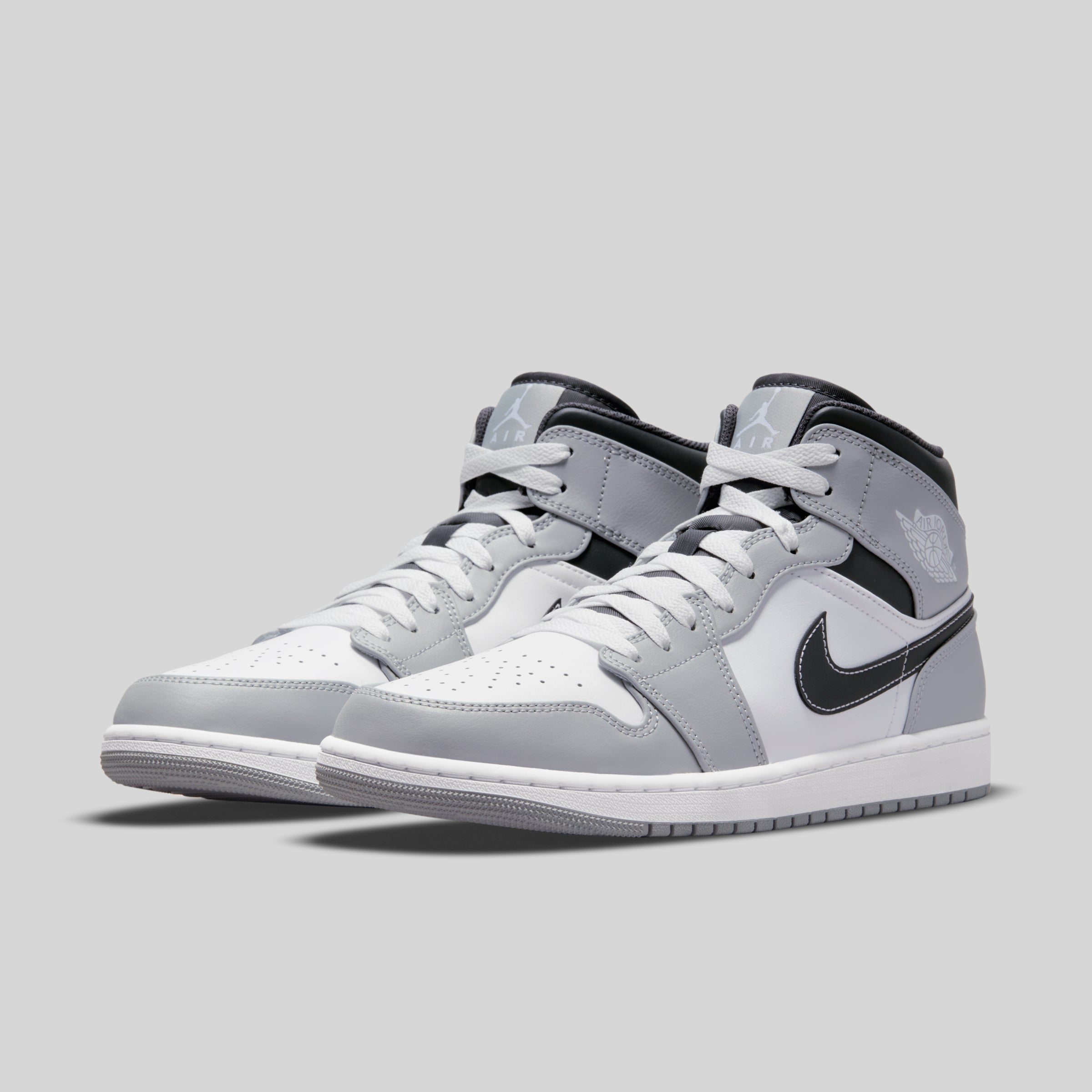 Air Jordan 1 Mid Light Smoke Grey Anthracite OK Sneakers