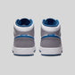 Air Jordan 1 Mid True Blue Cement (GS)